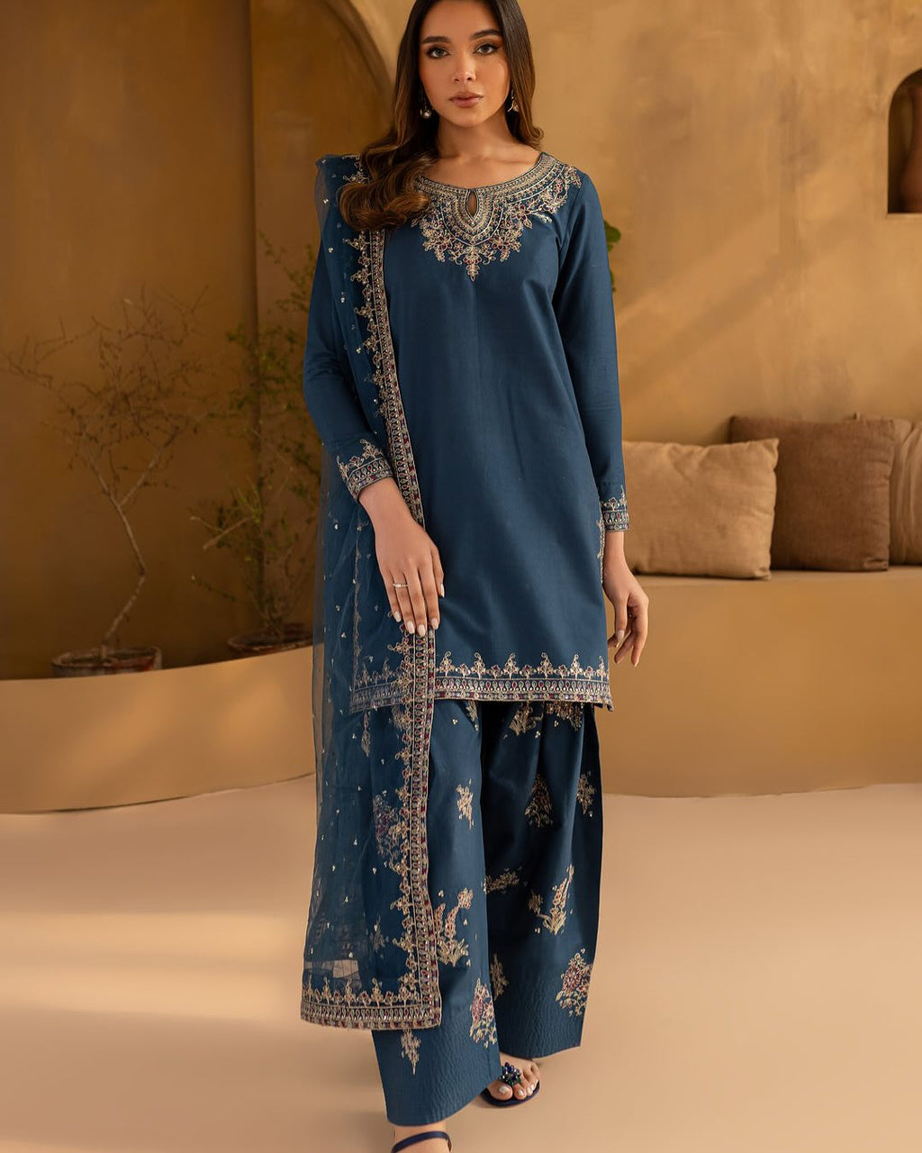 Zinc Belle Embroidered 3pc