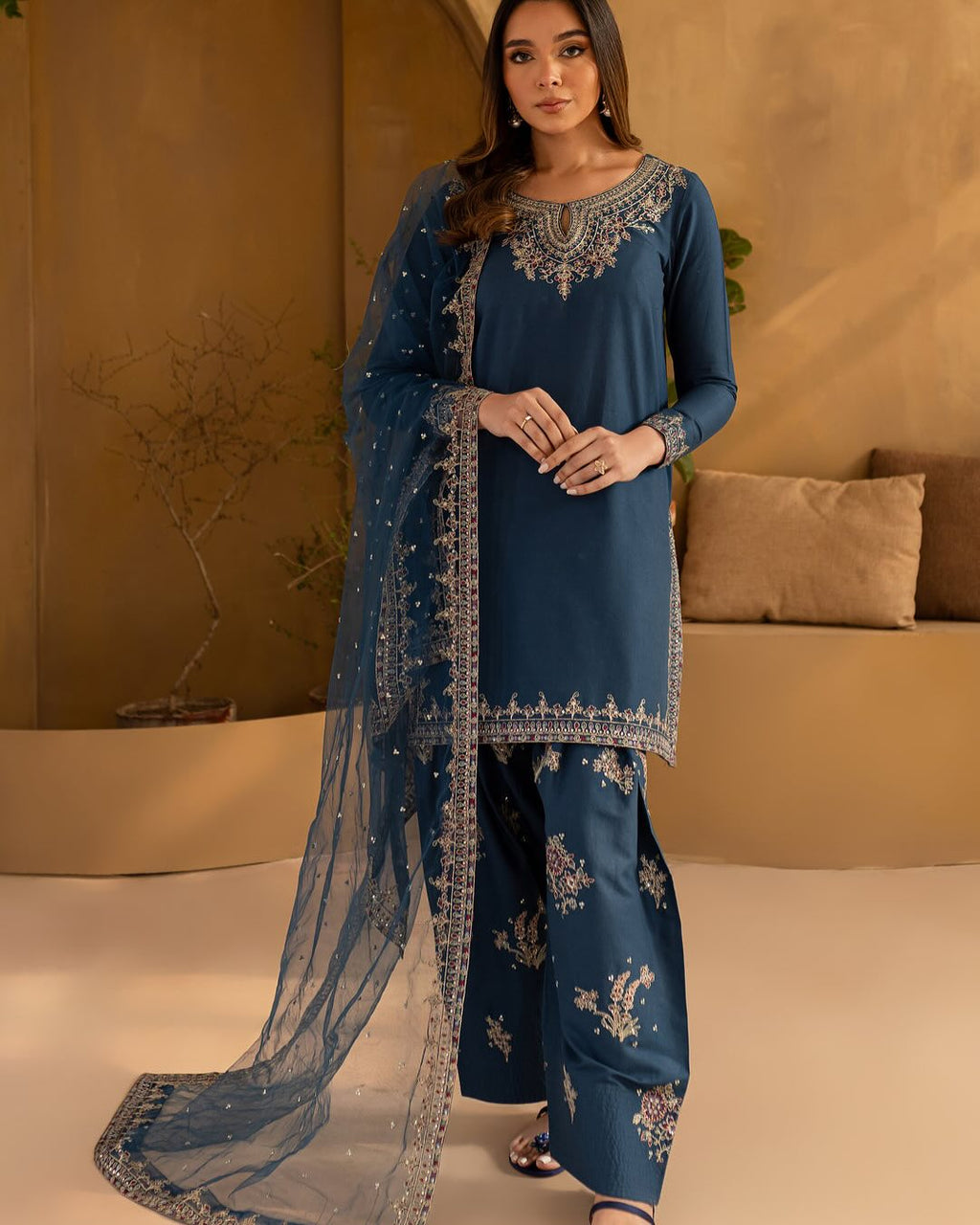 Zinc Belle Embroidered 3pc