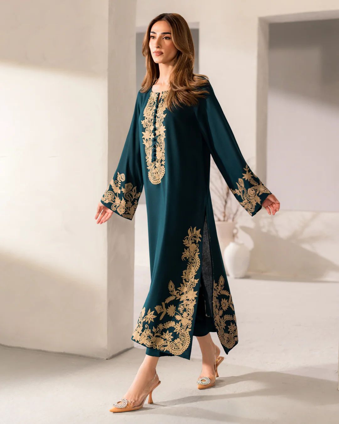 Nayab Printed 3pc Dress