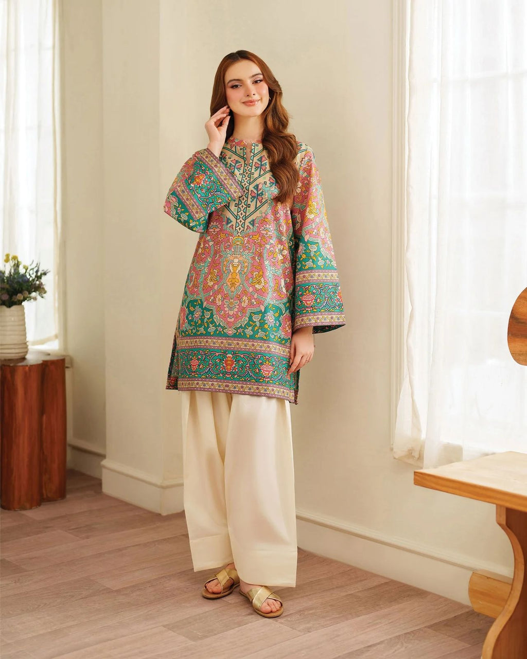 Minal Printed 2pc(Farshi Shalwar)