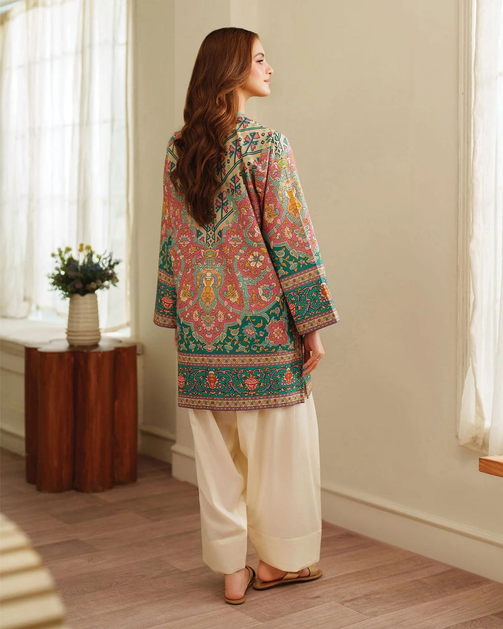 Minal Printed 2pc(Farshi Shalwar)