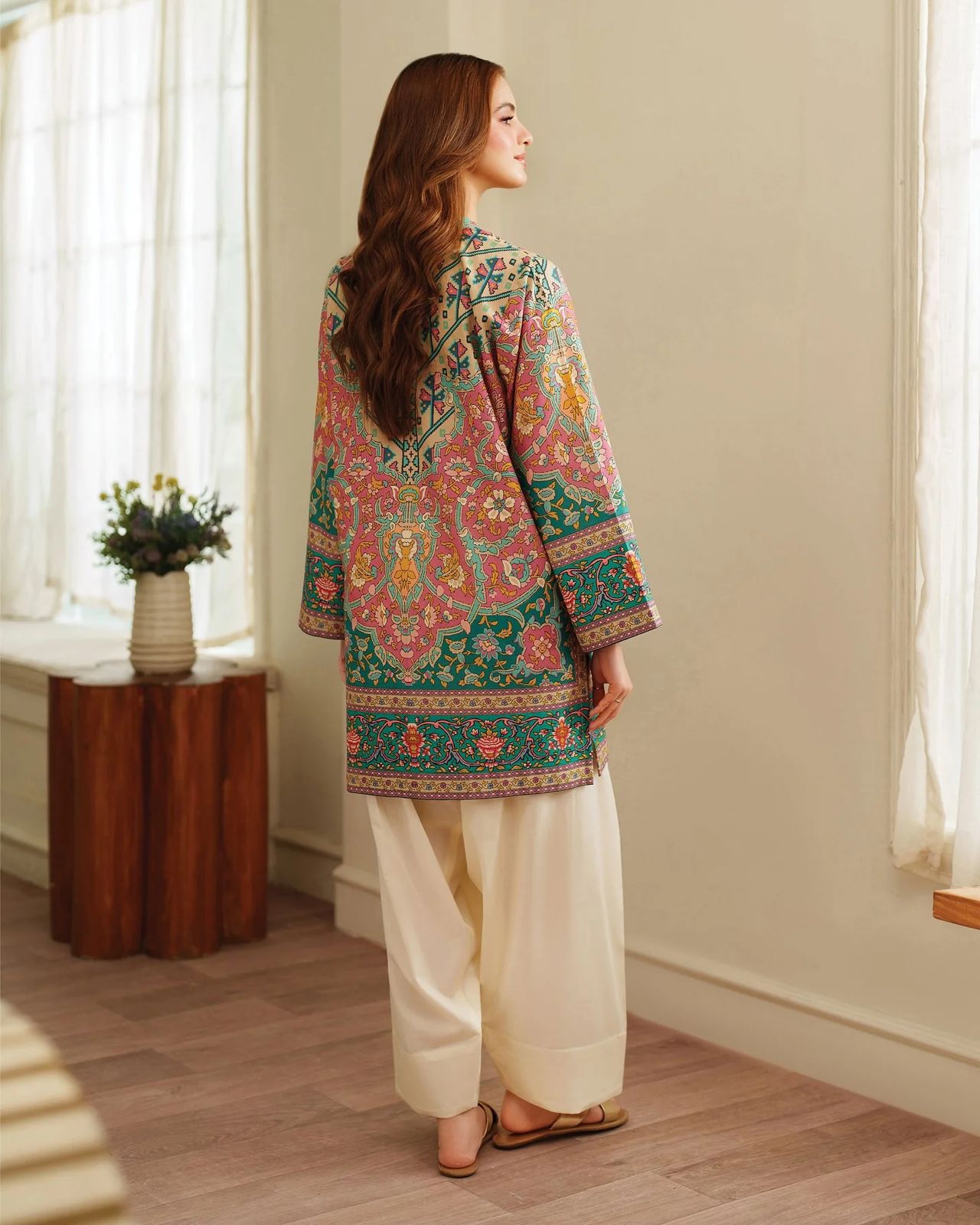 Minal Printed 2pc(Farshi Shalwar)
