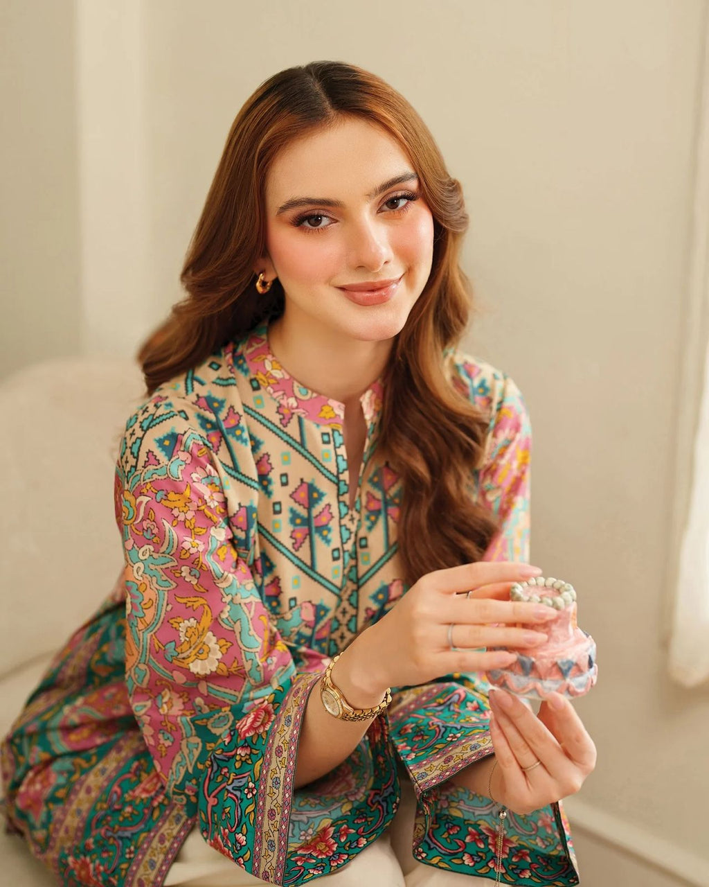 Minal Printed 2pc(Farshi Shalwar)