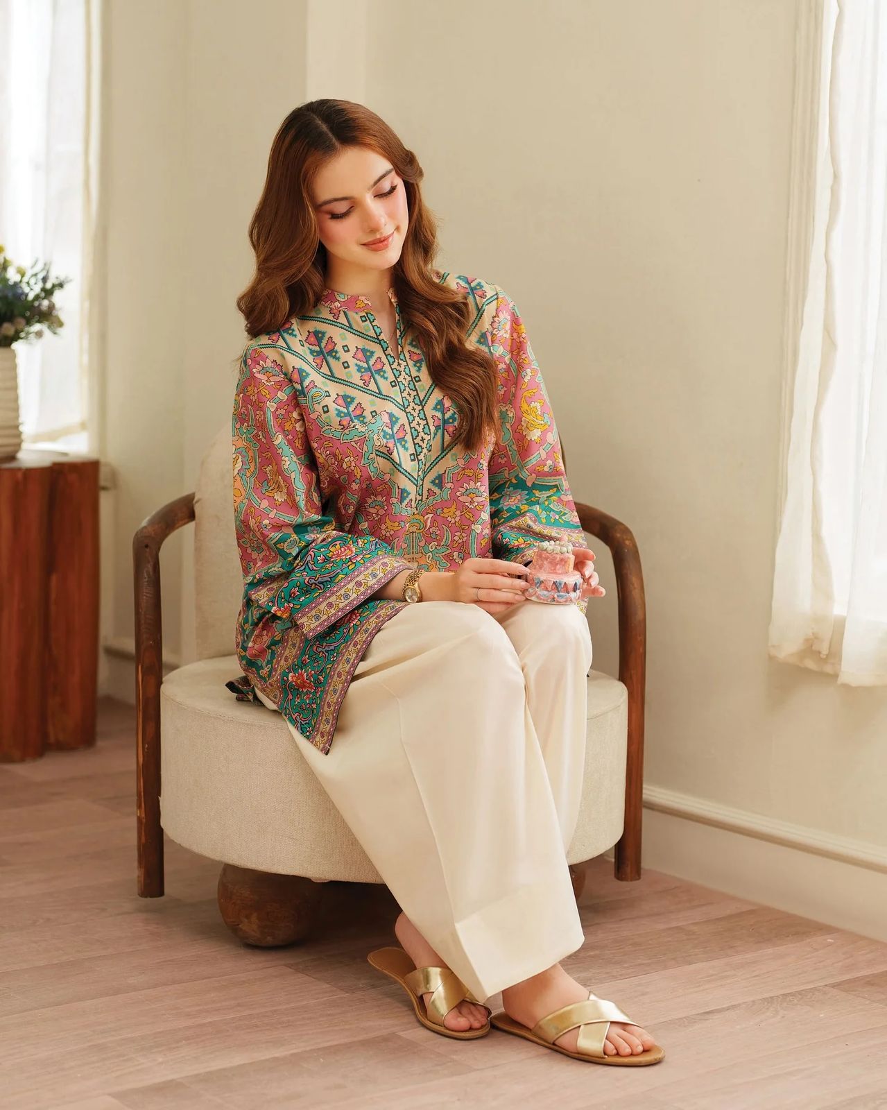 Minal Printed 2pc(Farshi Shalwar)