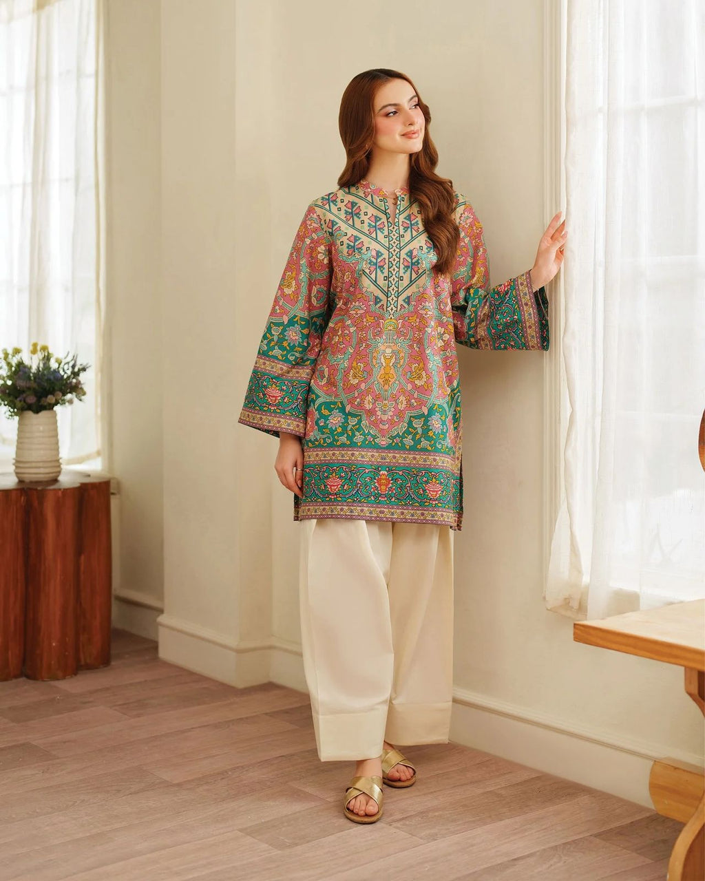 Minal Printed 2pc(Farshi Shalwar)