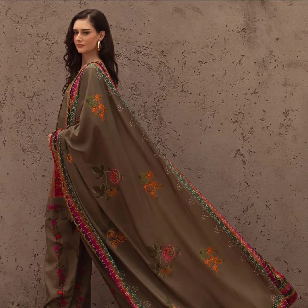 Zunaira 3pc digital printed